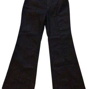 Chico’s Platinum Denim Dark Indigo Wide-Leg Trousers Size 1